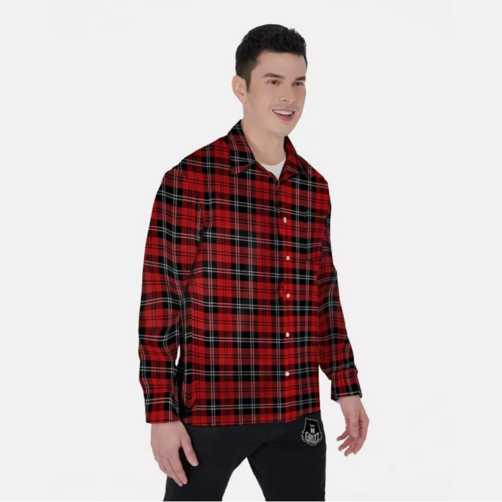 Coleman men’s XXL long sleeve flannel shirt, black, and‎ red plaid